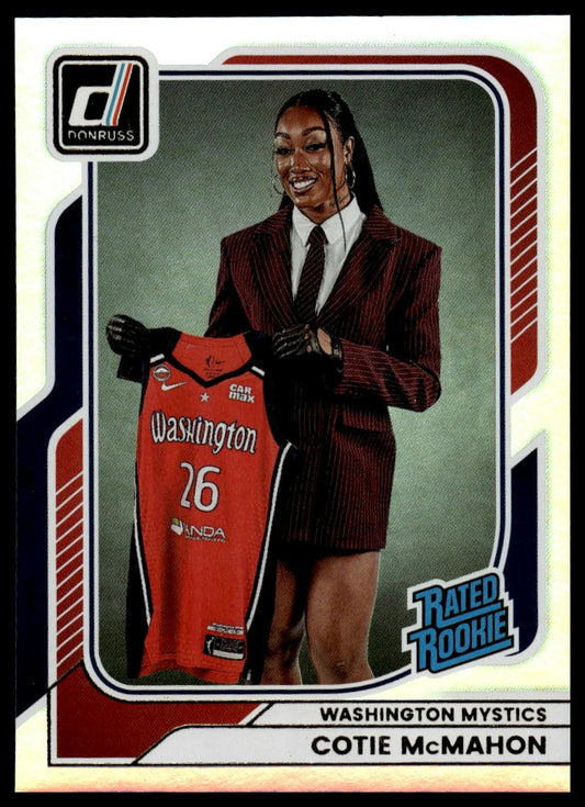 2026 Panini WNBA Donruss Cotie McMahon Holo Rated Rookie
