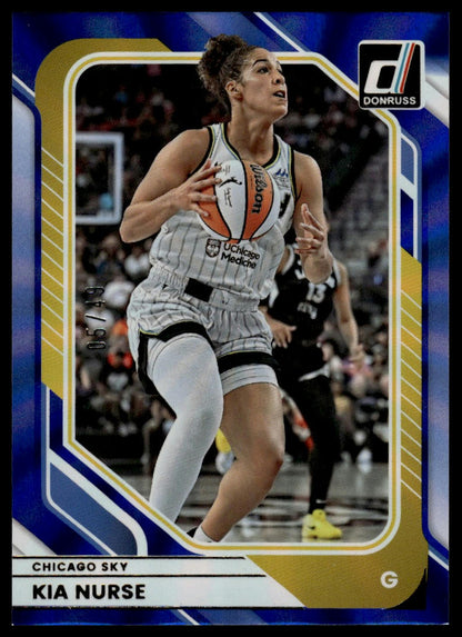 2026 Panini WNBA Donruss Kia Nurse Blue Laser #/49