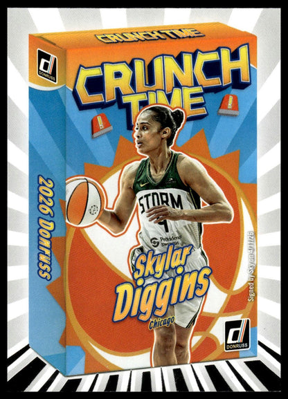 2026 Panini WNBA Donruss #16 Skylar Diggins Crunch Time