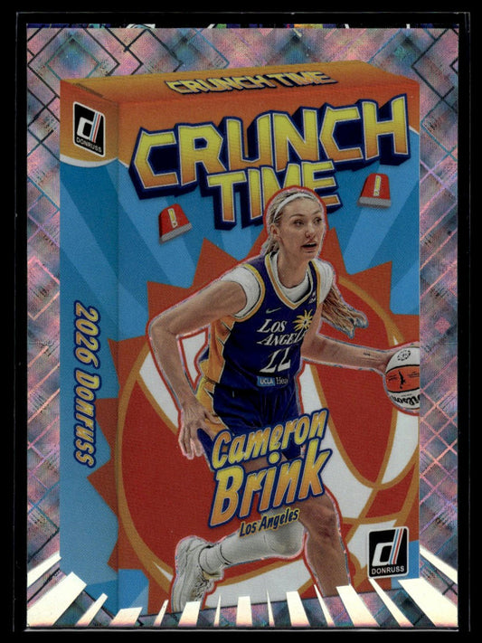 2026 Panini WNBA Donruss Cameron Brink Diamond Crunch Time