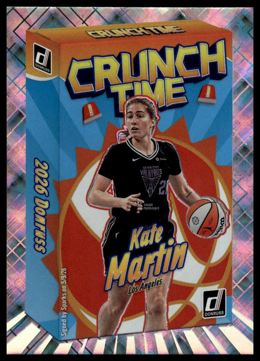 2026 Panini WNBA Donruss Kate Martin Diamond Crunch Time
