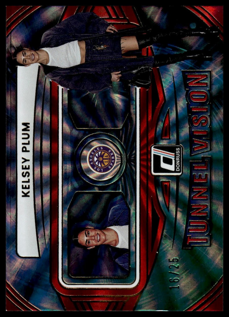 2026 Panini WNBA Donruss Kelsey Plum Tunnel Vision Laser #/25