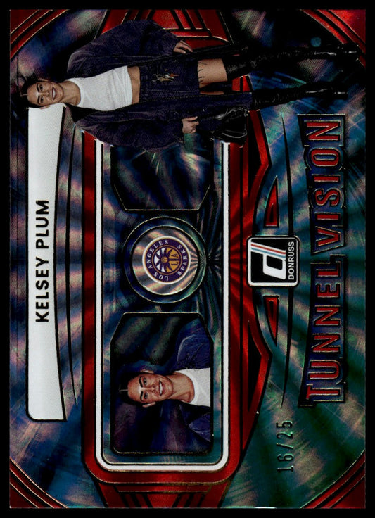 2026 Panini WNBA Donruss Kelsey Plum Tunnel Vision Laser #/25