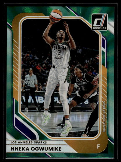 2026 Panini WNBA Donruss Nneka Ogwumike Teal Laser #/199