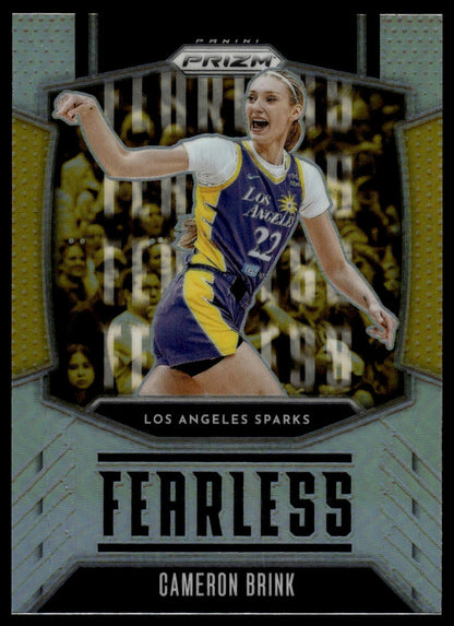 2026 Panini Prizm WNBA Cameron Brink Silver Fearless