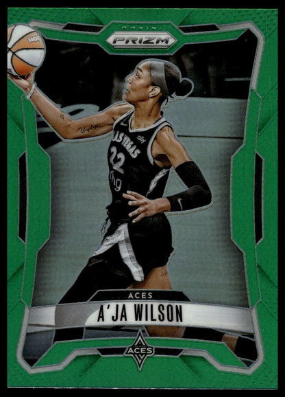 2026 Panini Prizm WNBA A'ja Wilson Lime Green Prizms #/225