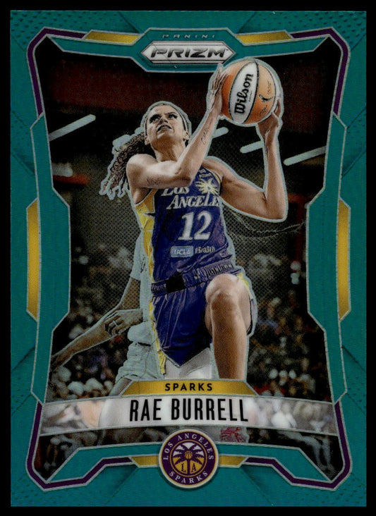 2026 Panini Prizm WNBA Rae Burrell Teal Prizms #/49