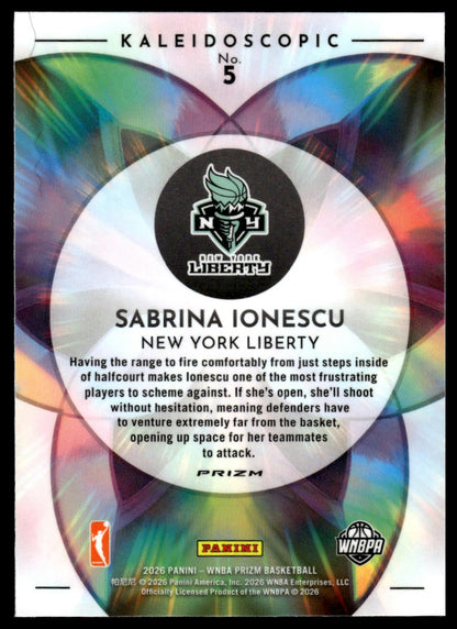 2026 Panini Prizm WNBA Sabrina Ionescu Kaleidoscopic