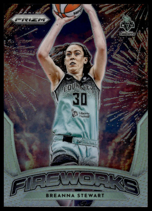 2026 Panini Prizm WNBA Breanna Stewart Fireworks