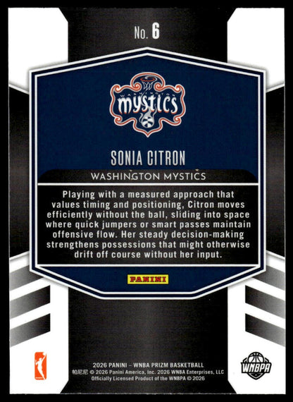 2026 Panini Prizm WNBA Sonia Citron Fearless