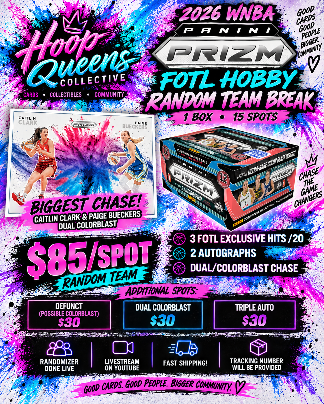 1 Box - Defunct (Includes Possible Color Blast)